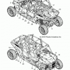 Z18VFE92BB/BM/BS/BU/LBK RZR XP4 TURBO Body, decals - z18vfe92bb  /  bm  /  bs  /  bu  / ...