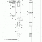 Z18VFE92BB/BM/BS/BU/LBK RZR XP4 TURBO Suspension, rear shock internals - z18vfl92bk (702...
