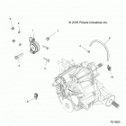 R18RVE99NX RANGER CREW 1000XP PS MD Drive train, main gearcase mounting - r18rve99nx (...