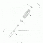 R18RTAD1B1/ED1N1 RANGER 1000 DIESEL Suspension, front shock mounting - r18rtad1b1  /  ...