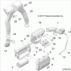 RZR RS1 PS MD Engine, air intake system - z20s1e99ng (c700105)