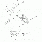 RANGER 570 EPS, EU Brakes, pedal and master cylinder - r21maa57f1  / ...