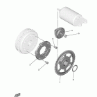 WOLVERINE X2 EPS (YXE85WPBLL) Муфта стартера