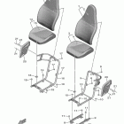 WOLVERINE X2 EPS (YXE85WPBLL) Сиденье