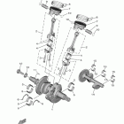 WOLVERINE X2 EPS (YXE85WPBLL) Коленчатый вал и Поршень