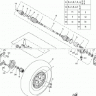 YXE70WPAJL/YXE70WPAJW Переднее колесо