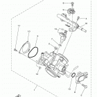 VIKING EPS  (YXM70VPALG) Корпус дроселя в сборе