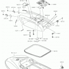 JET SKI SX-R (JS1500AKF) Engine hood