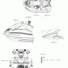 JET SKI ULTRA LX (JT1500KKF) Лейбл предостережения
