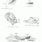 JET SKI ULTRA 310X (JT1500PGF) Decals(pff)
