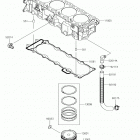 JET SKI SX-R Цилиндр(ы) /  поршень