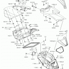 JET SKI ULTRA 310X (JT1500PGF) Hull middle fittings