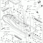 JET SKI ULTRA 310R (JT1500NHF) Hull