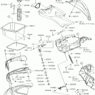 JET SKI ULTRA 310X (JT1500LHF) Hull front fittings