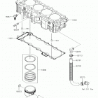 JET SKI ULTRA 310R Цилиндр(ы) /  поршень