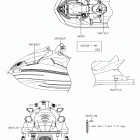 JET SKI ULTRA 310LX Лейбл предостережения