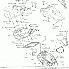 JET SKI ULTRA 310X (JT1500LHF) Hull middle fittings
