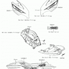 JET SKI ULTRA 310X (JT1500LHF) Decals(lff)
