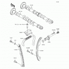 SX-R (JS1500-AHF) Распредвал(ы)  /  натяжитель