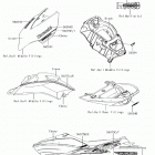 JET SKI ULTRA 310R (JT1500NHF) Decals(ngf)