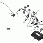 1- GTI 90 10- engine harness and electronic module - 900 ho ...