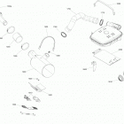 RXT 230 01- exhaust system - all models