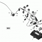GTS 90 10- engine harness and electronic module - 900 ho ...