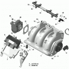 GTR 230 Коллектор воздухозаборника и корпус дросселя