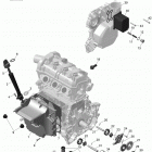 GTS 90 01- engine lubrication - 900-900 ho ace