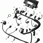 GTR 230 Жгут проводов и электрический блок