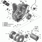 GTX 03- pto cover and magneto - 130-155 model without ...