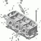GTX 01- cylinder head - 130-155 model without suspensi...
