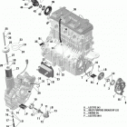 GTX 01- engine lubrication - 130-155 model without sus...