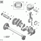 GTX 01- crankshaft, pistons and balance shaft - 230