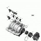 SPARK 02- air intake manifold and throttle body - 900-90...