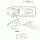 VX (VX1050CU) Наклейки предупреждения