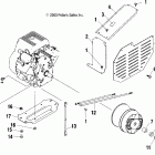 A04RB63AA RANGER TM Крепление двигателя