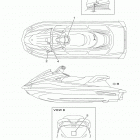 VX  (VX1050CT) Наклейки предупреждения