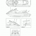 FX CRUISER SVHO (FC1800AS) Наклейки предупреждения