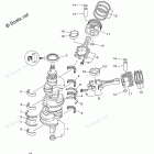 LF250XA Crankshaft Piston