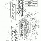 VF175LA/VF175XA Цилиндр и картер 2