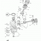 VF250LA 0116 Коленчатый вал и Поршень
