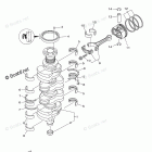 VF115LA Crankshaft Piston