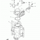 VF250LA 0116 Корпус дроселя в сборе