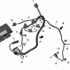 001 - RYKER STD 600 ACE 01 rotax - electrical - engine harness   /   elect...