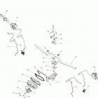 003 - RYKER Rally Edition 900 ACE 07- steering - handlebar   /   cluster support