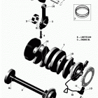 002 - F3 S SM6 Коленвал и поршни