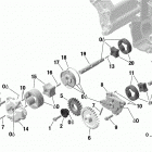 001 - RYKER STD 600 ACE 01 rotax - engine - lubrication - oil pump - 600 a...