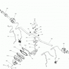 001 - RYKER STD 600 ACE 07- steering - handlebar   /   cluster support