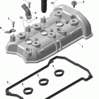 002 - RYKER STD 900 ACE 01- rotax - engine - valve cover - 900 ace